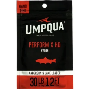 Umpqua Lake Leader by Rob Anderson 12ft 30lb Vorfach-